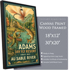 Adams Dry Fly Resort - Travel Poster