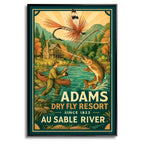 Adams Dry Fly Resort - Travel Poster
