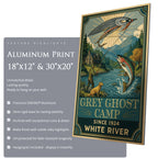 Grey Ghost Camp - Travel Poster