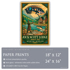 Jock Scott Lodge - Travel Poster