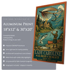 Lady Caroline Salmon Chalet - Travel Poster