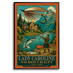 Lady Caroline Salmon Chalet - Travel Poster