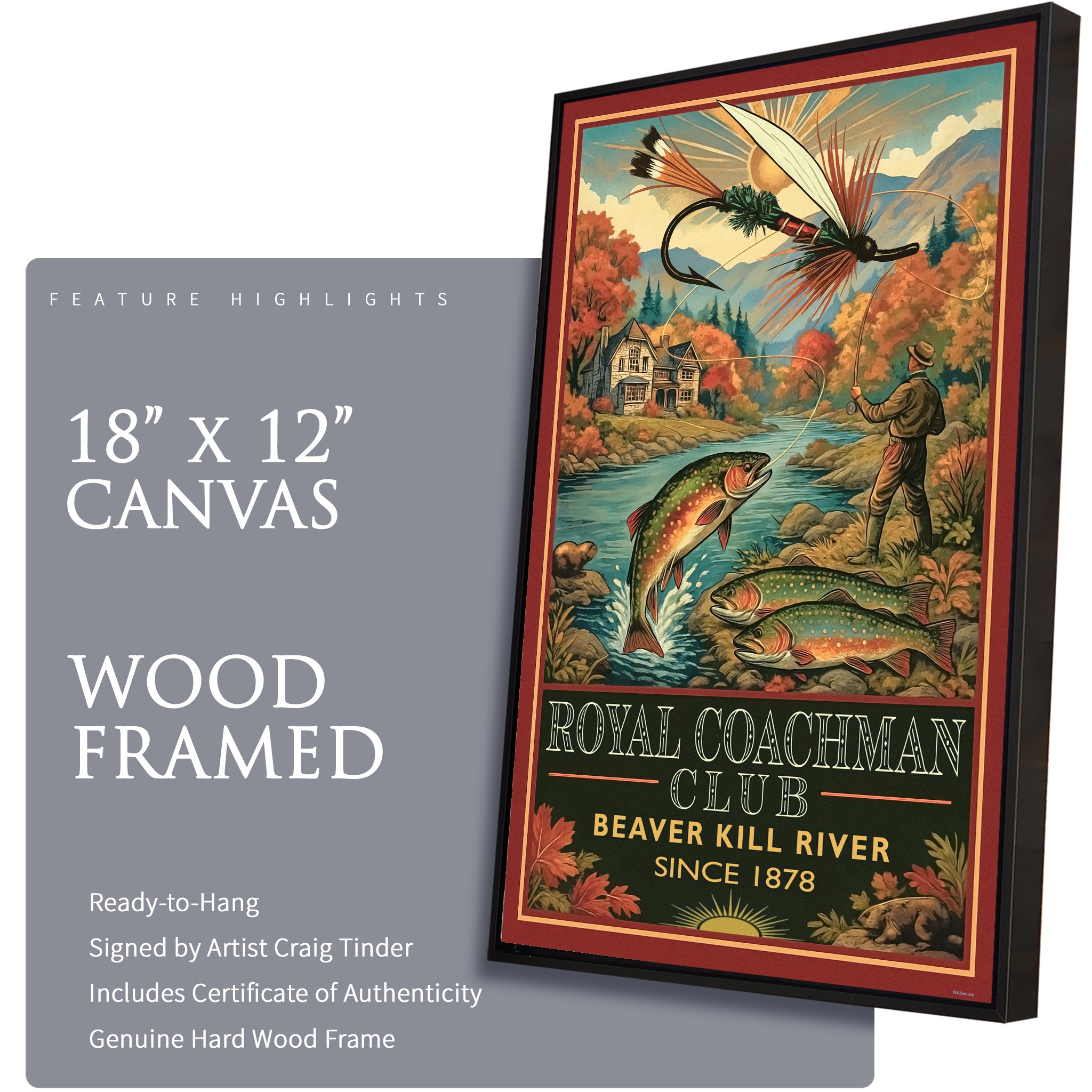 Royal Coachman Club - Travel Poster