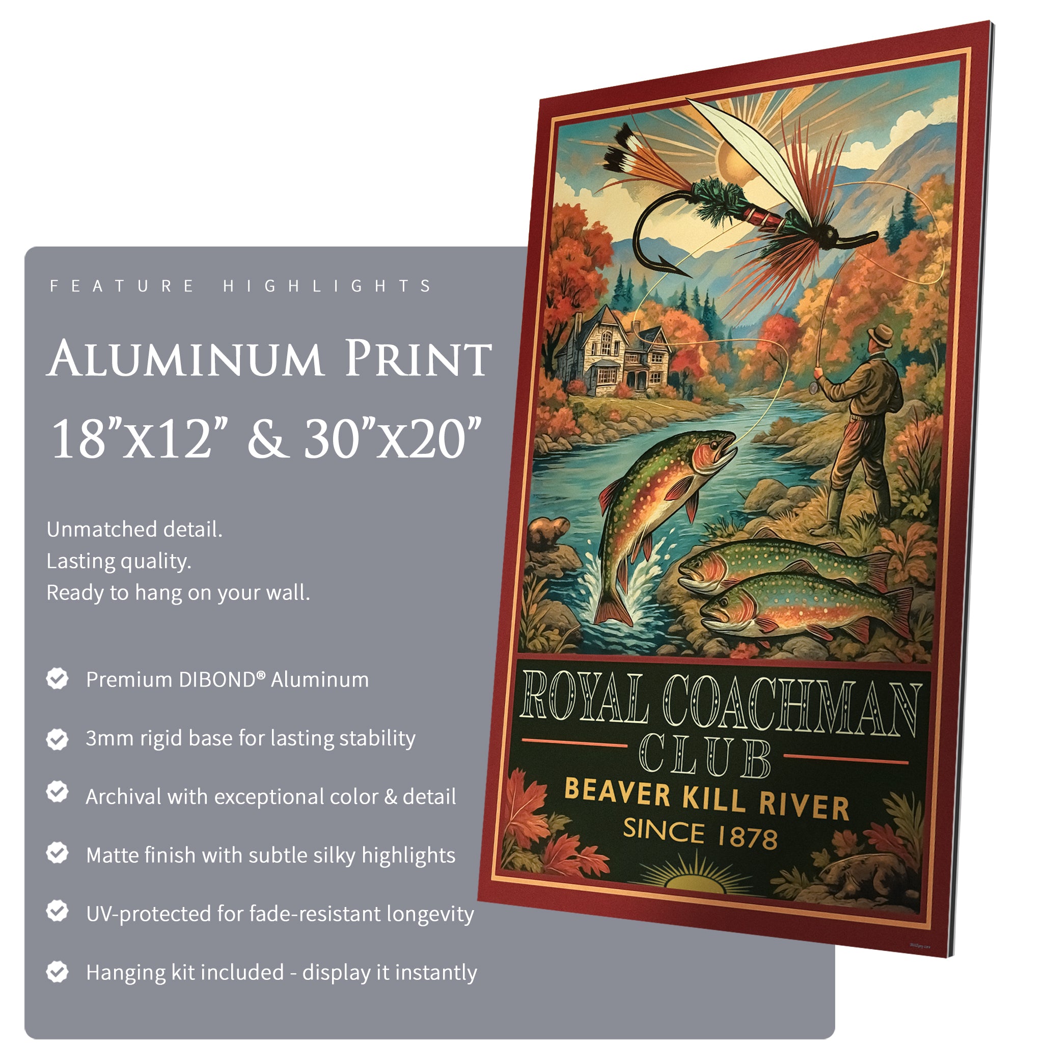 Royal Coachman Club - Travel Poster