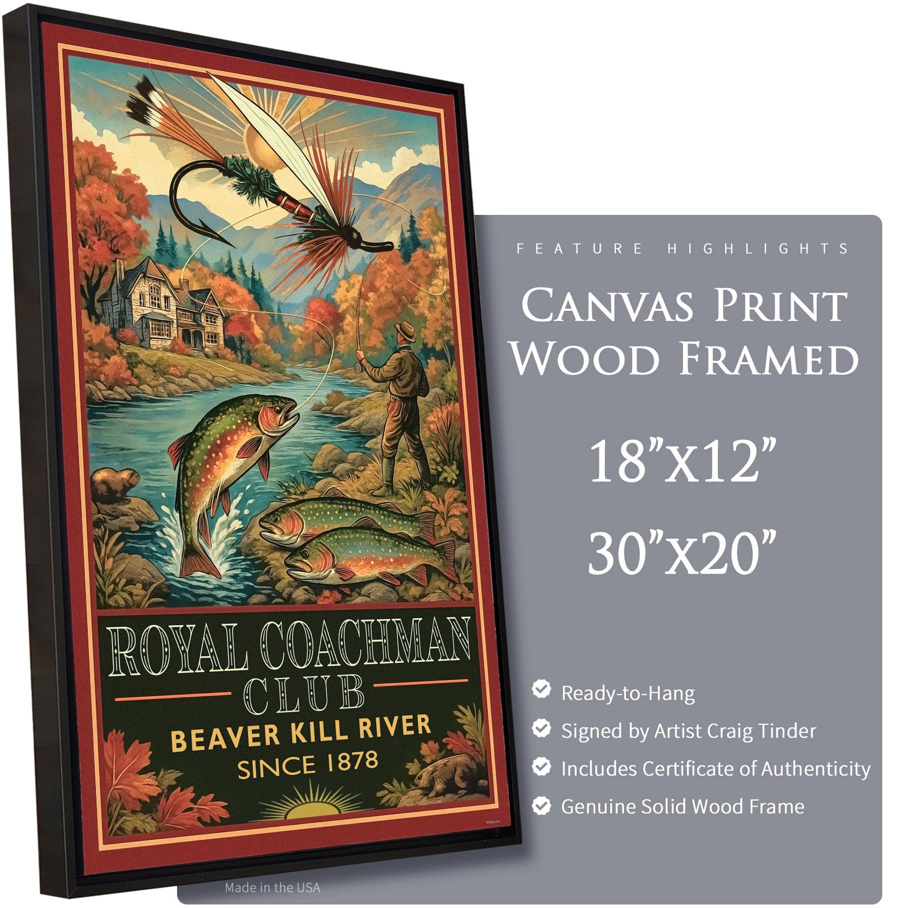 Royal Coachman Club - Travel Poster