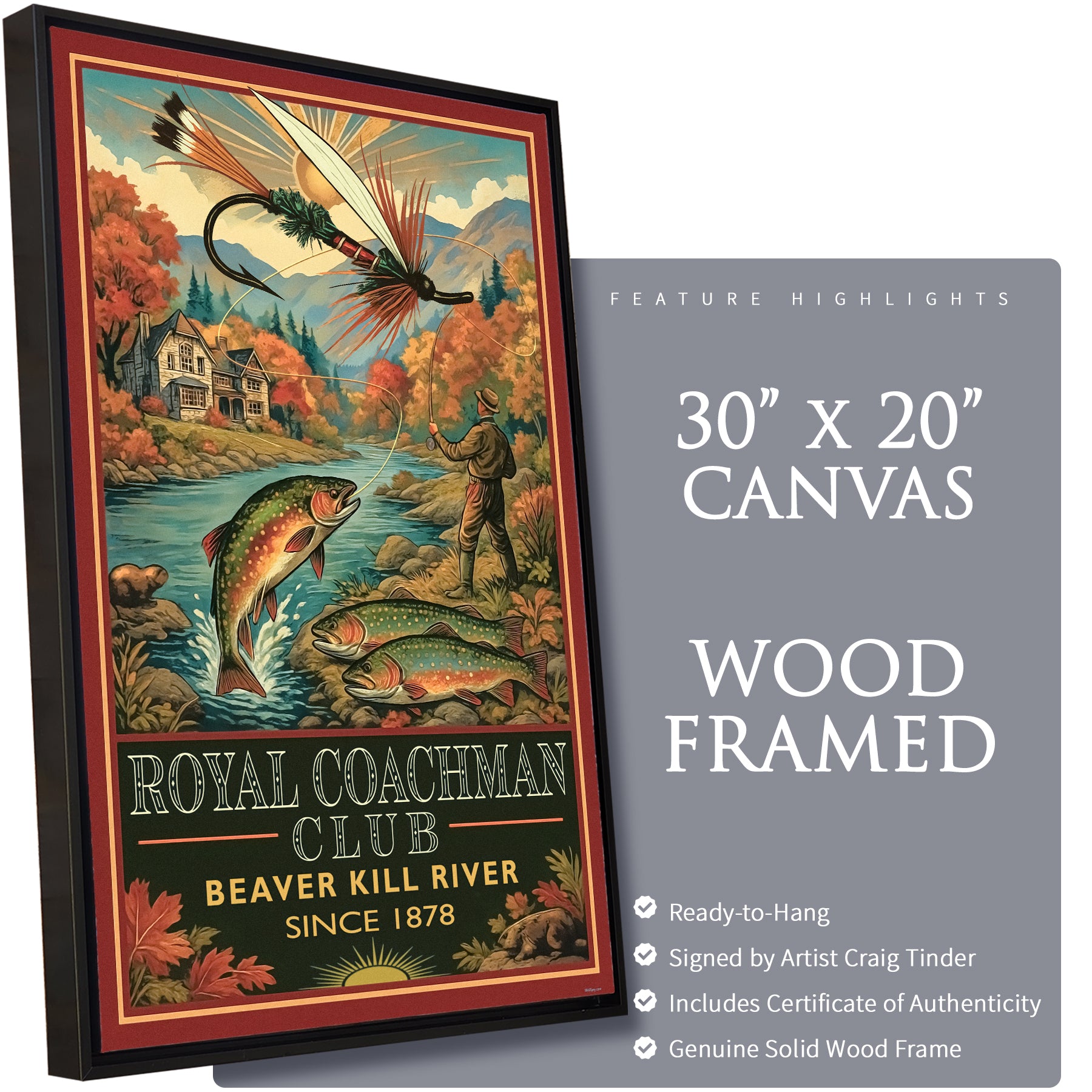 Royal Coachman Club - Travel Poster