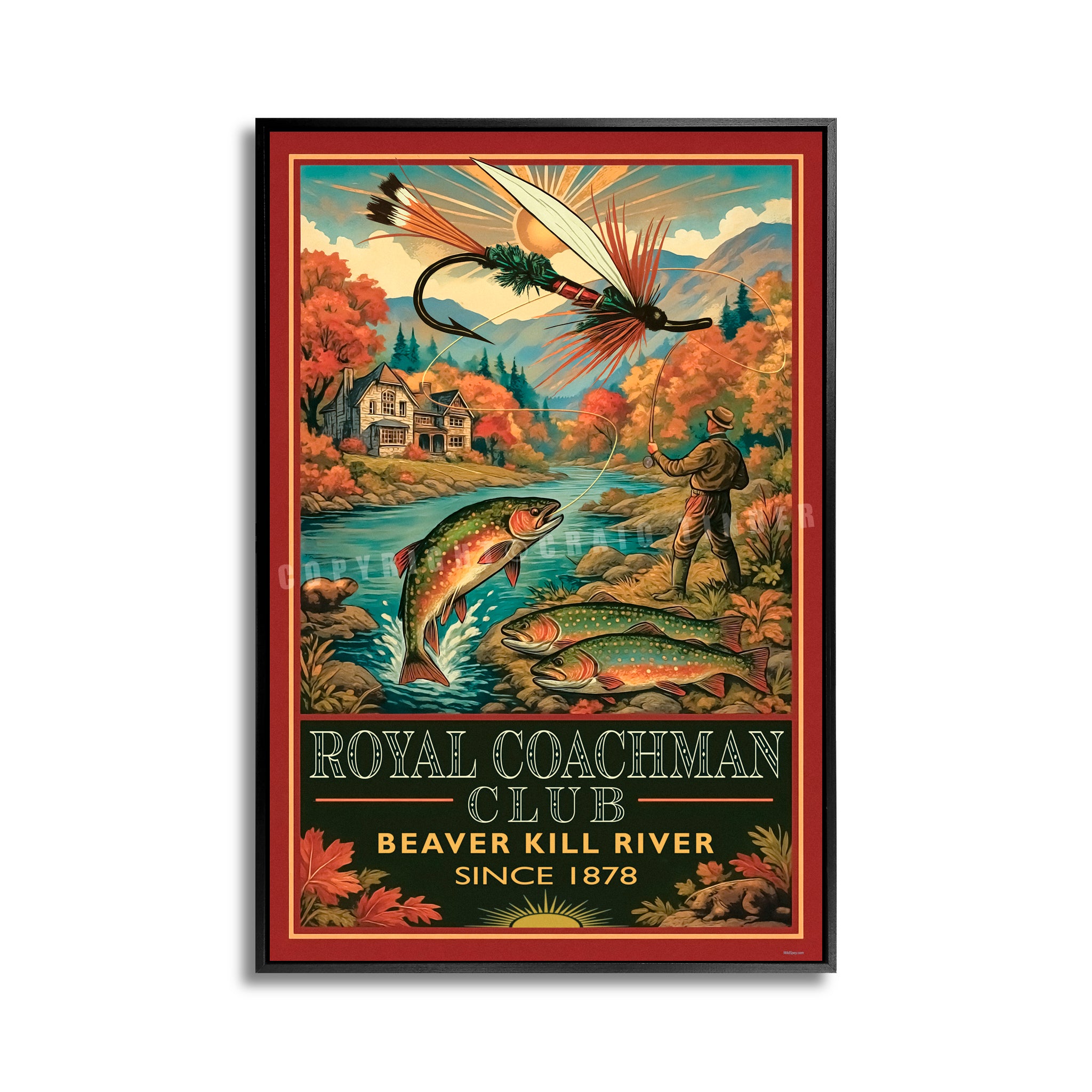 Royal Coachman Club - Travel Poster