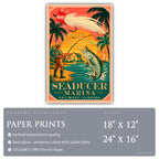Seaducer Marina - Travel Poster