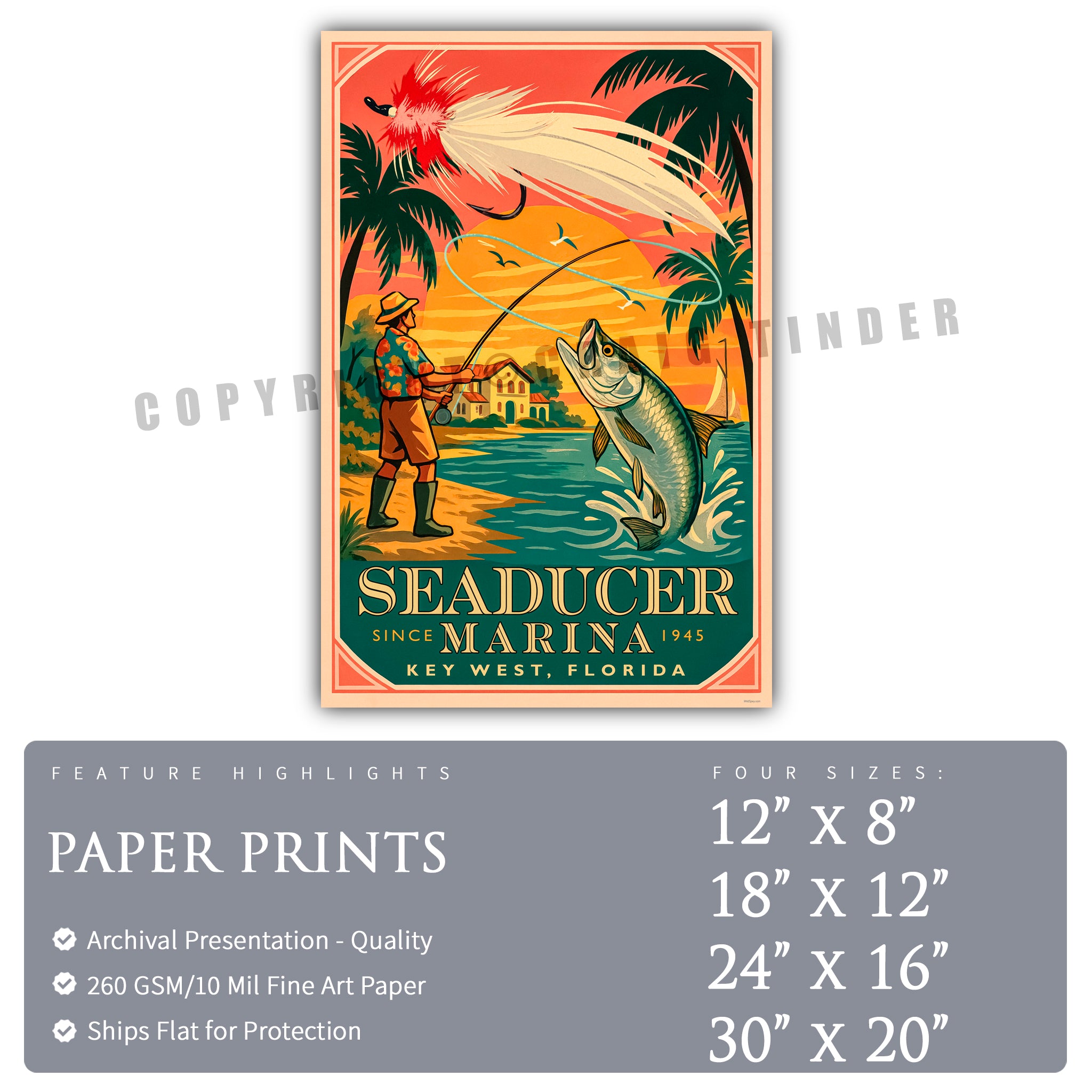 Seaducer Marina - Travel Poster